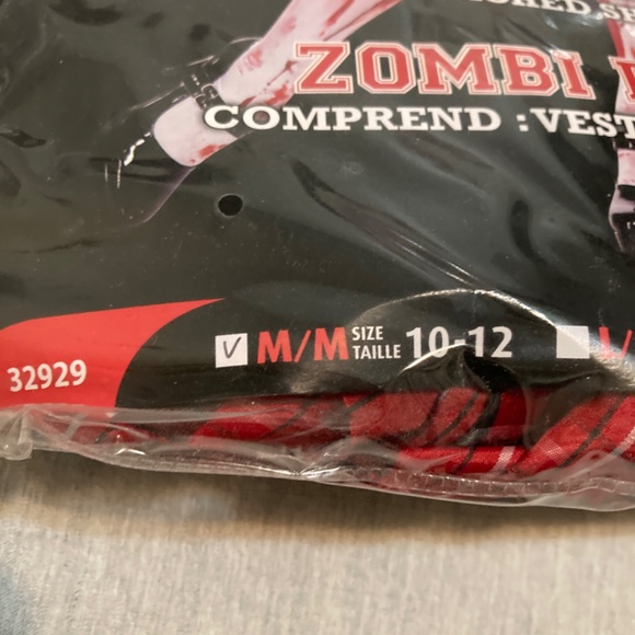 Zombie (adult) school girl Halloween costume - M - Picture 7 of 13